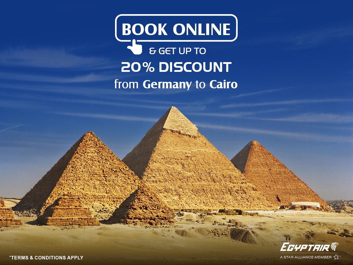 EGYPTAIR on Twitter "Fly from Germany to Cairo & book your ticket