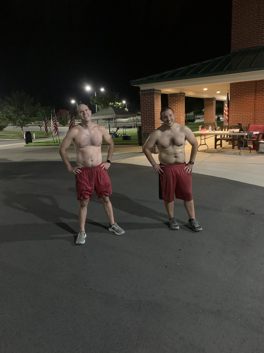 AyeYessir's tweet photo. @F3WinstonSalem Our third and fourth #5000RepChallenge finishers are @oliverjosh20 and @Greenspan_F3 at 0504!!! https://t.co/ECZe1mBRlr