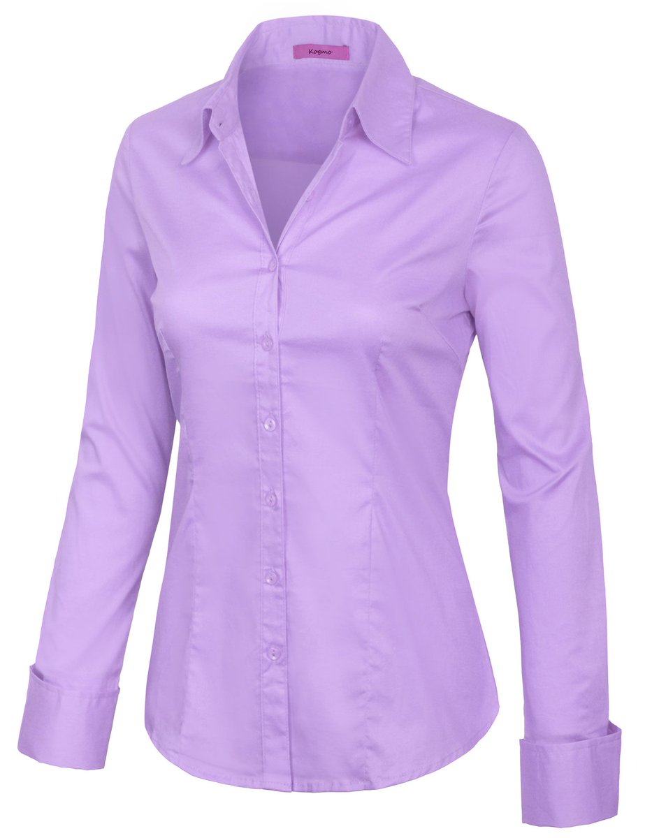 AlGhafStore's tweet image. KOGMO Womens Basic Long Sleeve Button Down Shirts Office Work Blouse (S-3X) | Al Ghaf Marketplace alghaf.com/product/kogmo-…