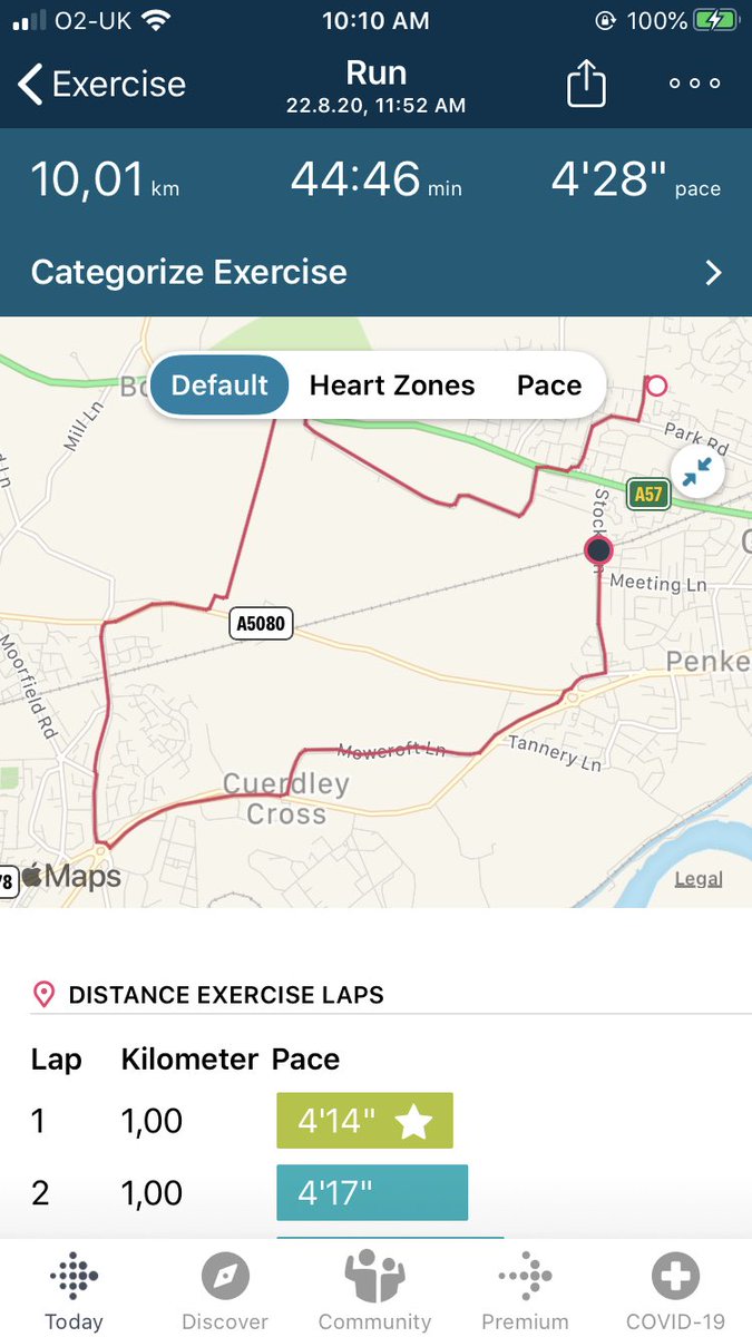 My first attempt of a 5km during lockdown ➡️ my best recent attempt of a 5km ➡️ last weeks 10km 🏃🏻‍♂️

A couple of stone lighter doesn’t half help 🤣👍🏼

Progress!! 🥳🕺🏻