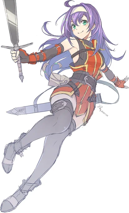 蒼炎の軌跡 ワユ
 #FireEmblem 