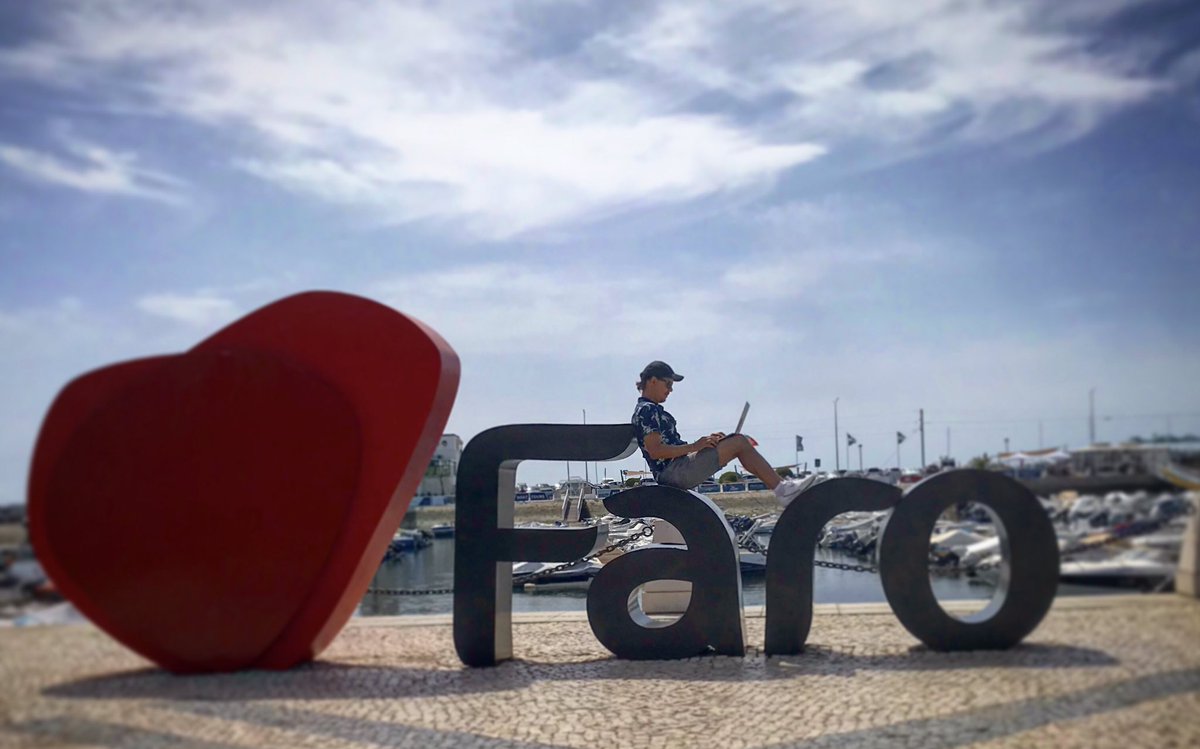 allex_oliveira's tweet photo. Coding in Pharo in Faro 🇵🇹
#holidays #pharoproject #developer #codingisfun #faro https://t.co/ashLqM3N5I