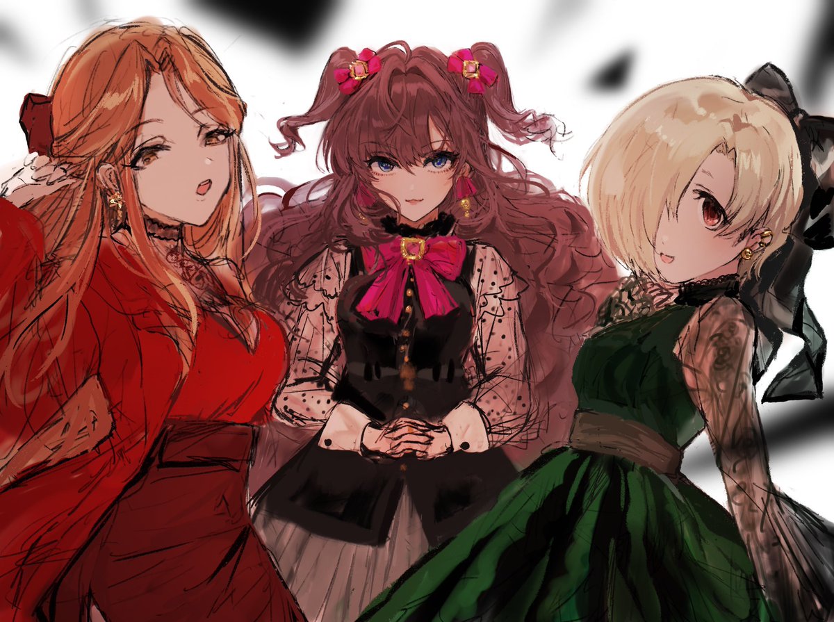 速水奏 ,一ノ瀬志希 ,城ヶ崎美嘉 ,宮本フレデリカ ,塩見周子 「#これを見た人は服の絵を貼れ
何着せるか考える時間が大好き? 」|黒蜜まりあのイラスト