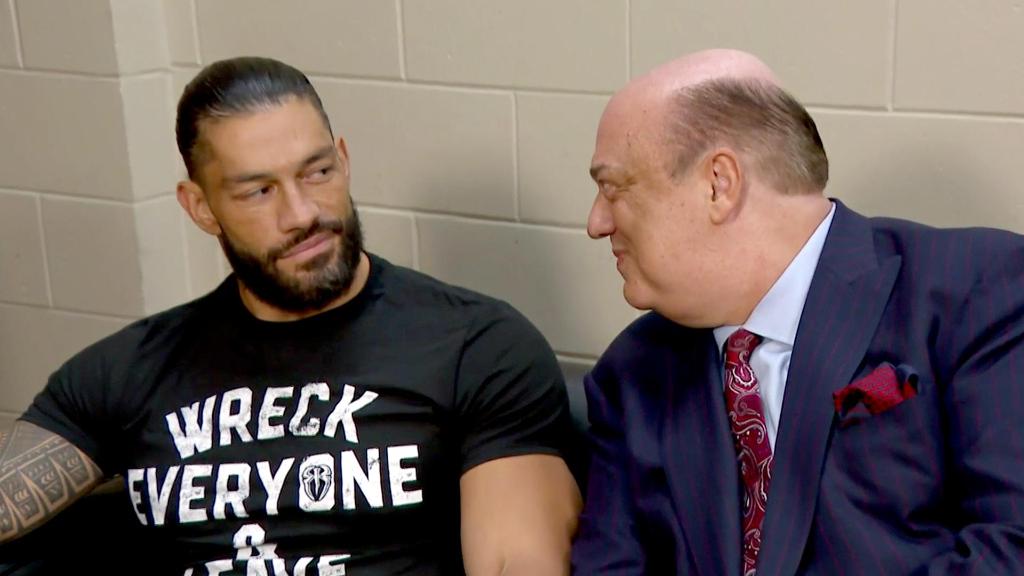 WWE's tweet photo. Did @WWERomanReigns become a "Paul Heyman Guy" on #SmackDown?!?! @HeymanHustle
FULL RESULTS 👉 https://t.co/RtBwSPLLSQ https://t.co/E1g76vtVfZ