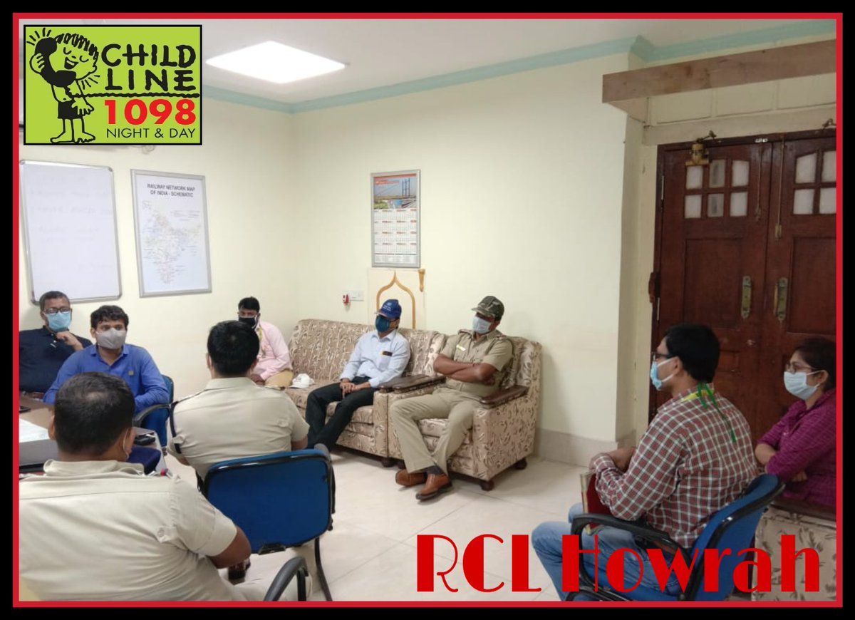 HowrahRailway's tweet photo. Child Help Group Meeting (CHG)
Strengthening the Security Net for Children
@CHILDLINE1098 @NCPCR_ @WBCPCR @drmhowrah @EasternRailway @rpferhwh @MinistryWCD @smritiirani https://t.co/fH1v99g7Lo