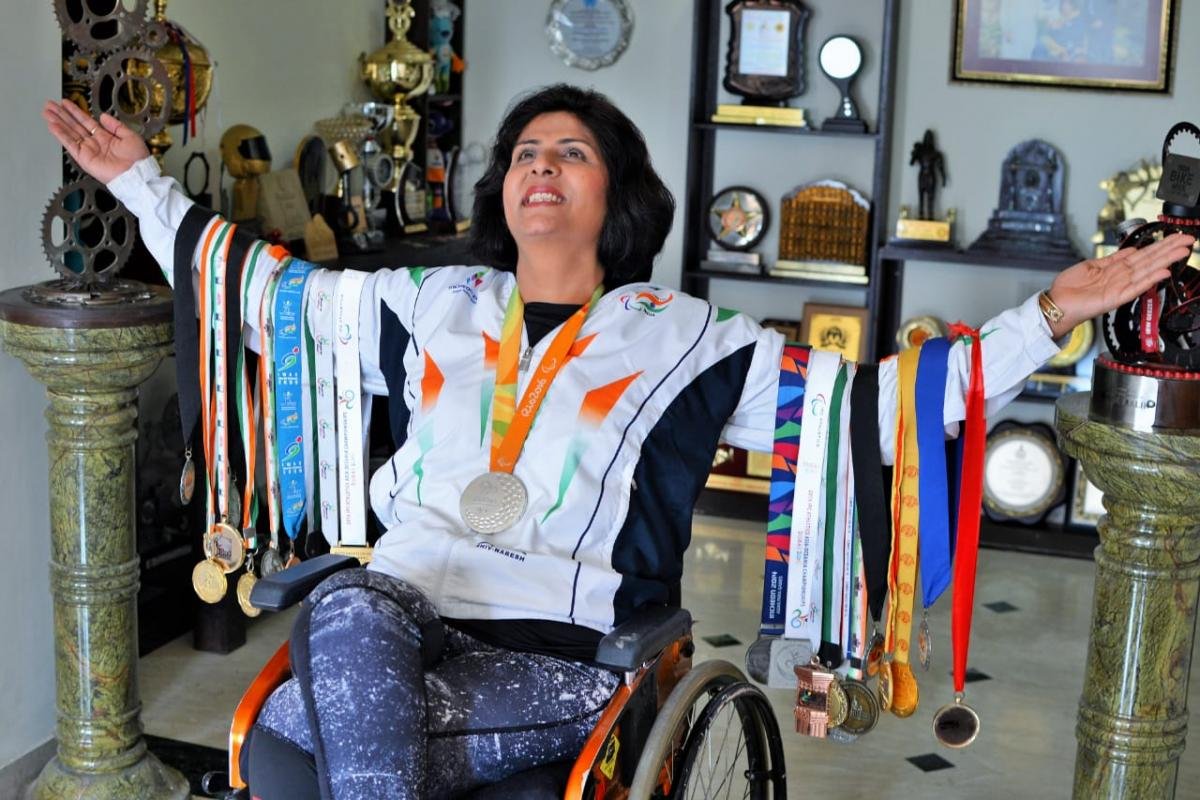 Deepa Malik, has done so many things in life - climbing mountains, drive rally cars, but nothing can takeaway from the fact that she is India's first women's Paralympic medalist.