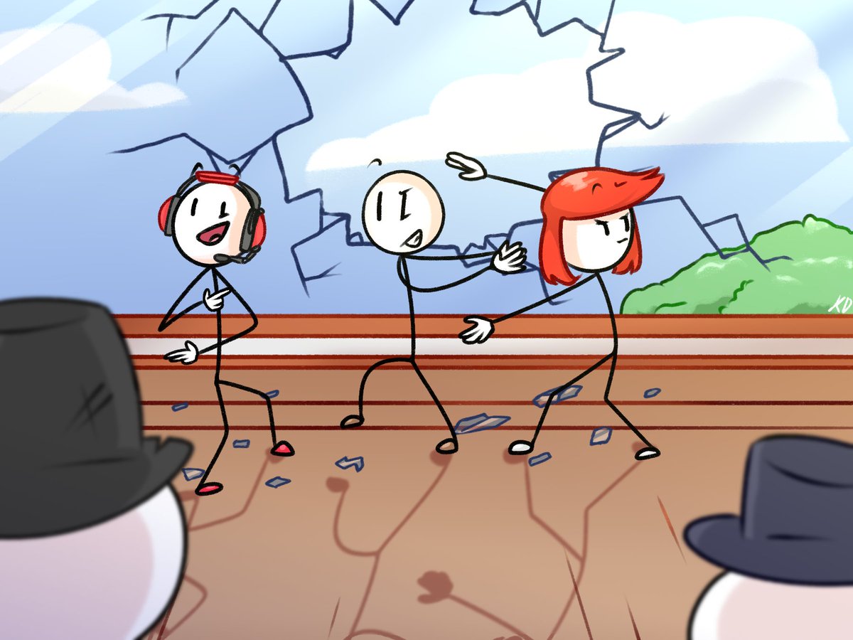 kd56565's tweet photo. I think it would be funny if he was there too :D

#HenryStickmin #charlescalvin #ellierose 
@PuffballsUnited https://t.co/CoWDxd7taY