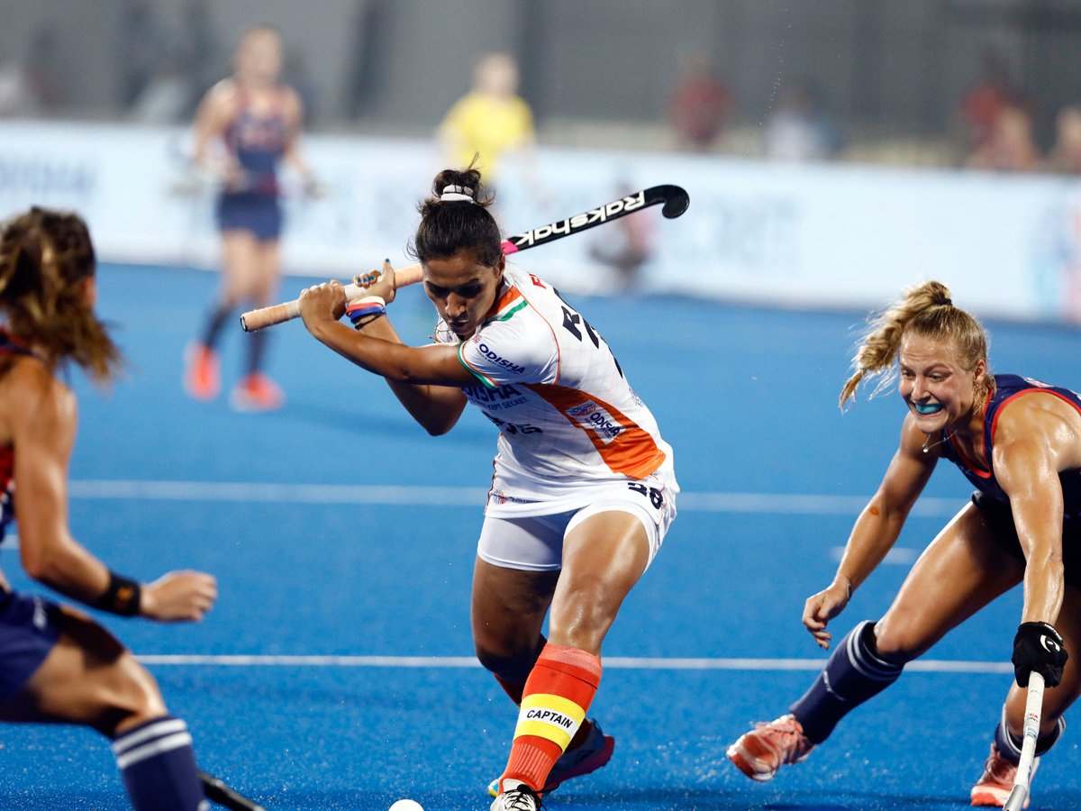 An absolute stunner of a goal from Rani Rampaul helped India qualify for the 2020 Olympics. A true Khel Ratna. Check the goal - 