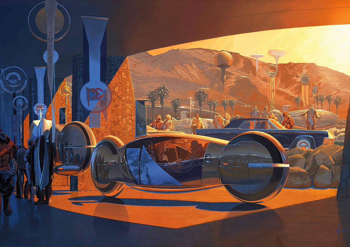 SolBrah's tweet photo. SYD MEAD - VISUAL FUTURISM (THREAD)

A renowned American neofuturistic artist famous for the concept art for Blade Runner and Tron. 

Mead has been described as "one of the most influential concept artists and industrial designers of our time".

Here is a thread of his work... https://t.co/N0oApoq5hk