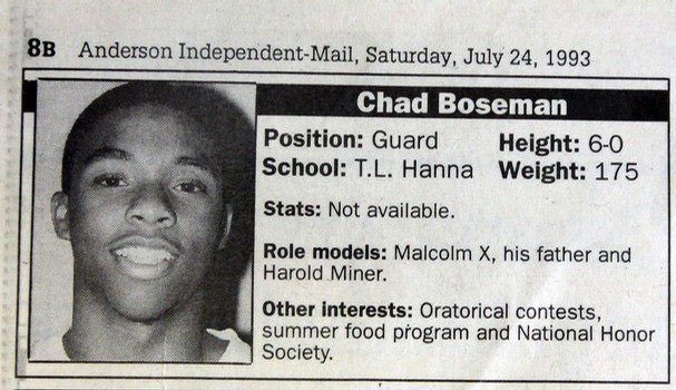 “He loved basketball & was good enough to be recruited to play college ball. But during his junior year, a boy on his team was shot & killed. Boseman coped w/ the tragedy by writing a play in response to the incident, which he called Crossroads & staged at his high school.”