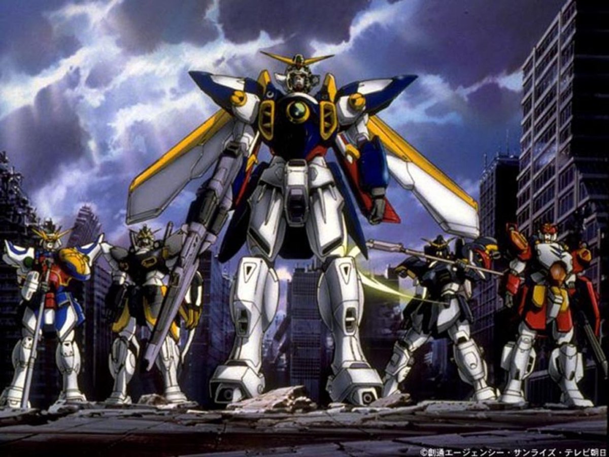 Gundam Wings vs Megazord.