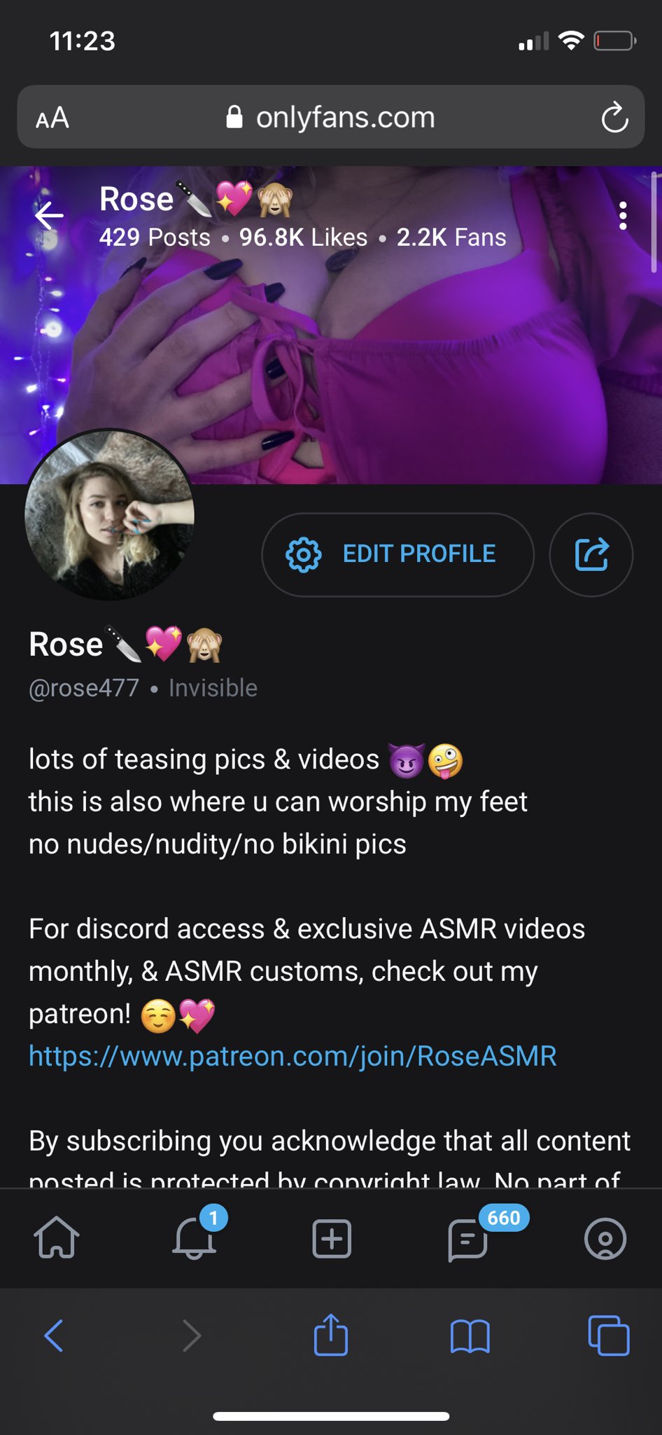 Asmr rose nudes