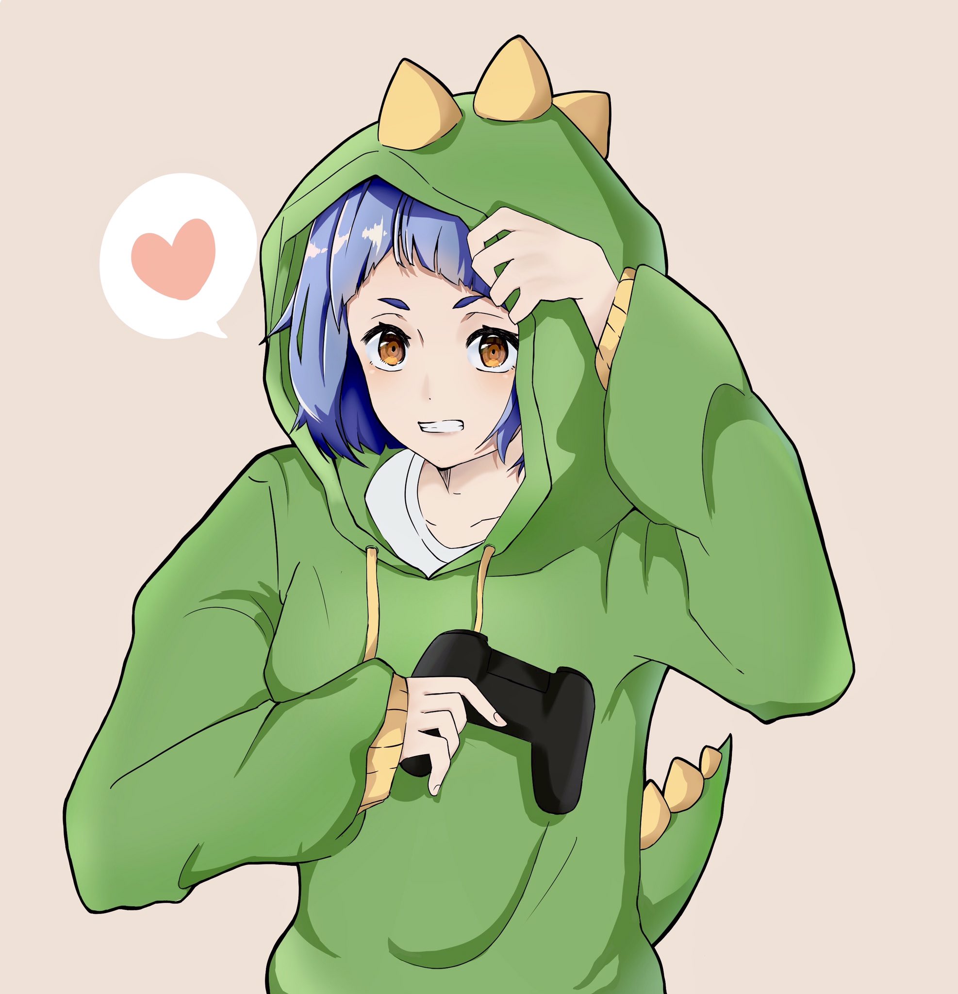 しめじ アイコン風のイラスト イラスト パーカー ゲーム 女の子 恐竜 T Co Srj6valndm Twitter