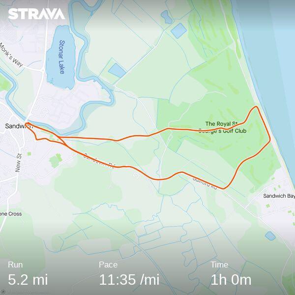 Lovely social distance run #NursesActive