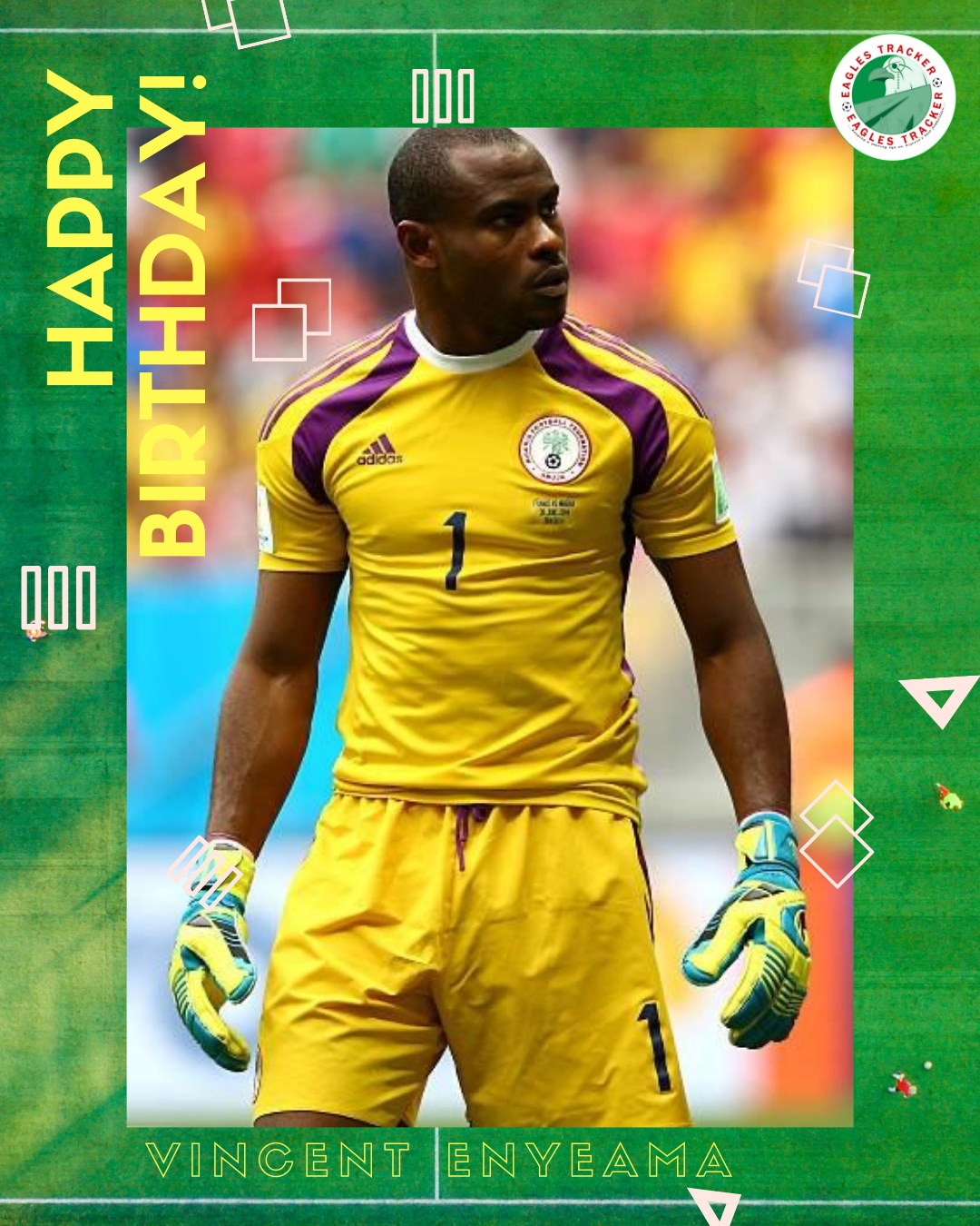 101 National Team Caps
Happy Birthday to Super Eagles Legend, Vincent Enyeama. 