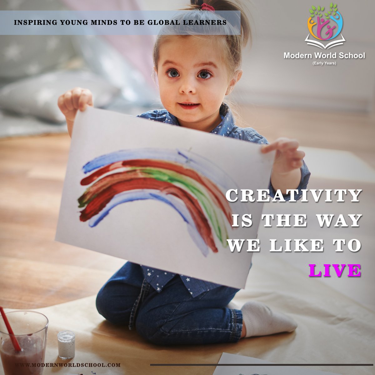 Art helps children to become more like themselves instead of more like everyone else.
#art #artist #modernworldschool #PreSchooler #letthemexplore #arteducation #arteducationmatters #preschoolactivities