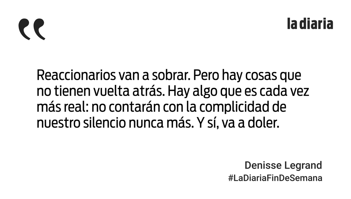 Operación Océano, #VaronesCarnaval y la cultura popular de la violación; la #postura de Denisse Legrand (<a href="/ouicoucou/">Denisse Legrand</a>) en #LaDiariaFinDeSemana ladiaria.com.uy/opinion/articu…