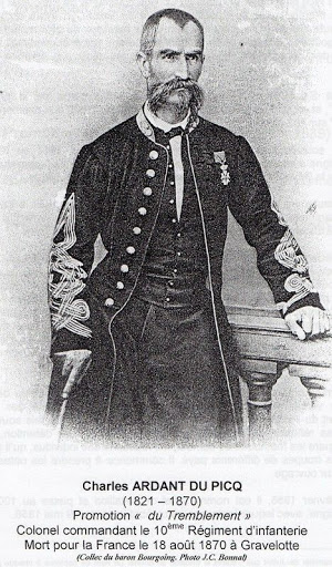 « L’homme ne va pas au combat pour la lutte, mais pour la victoire », colonel Charles Ardant du Picq (1821-1870)