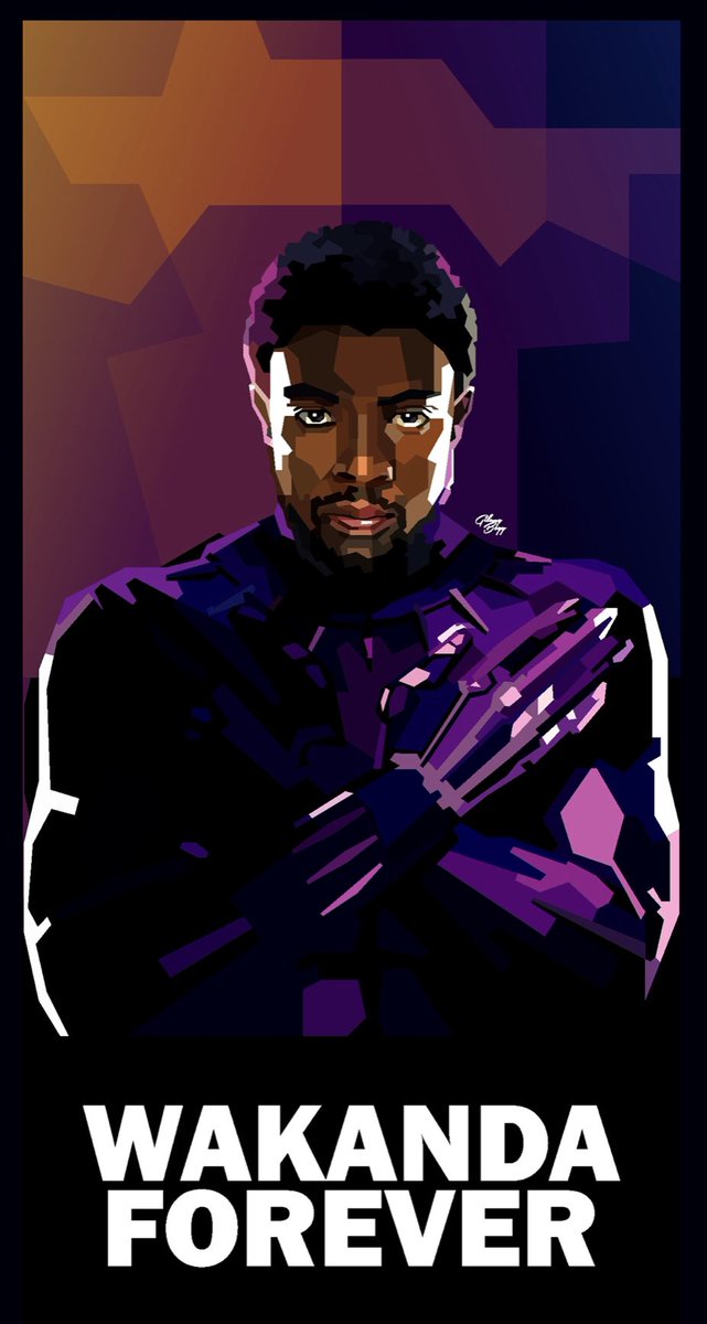 easyTechCare's tweet image. #GoneTooSoon
#RIPChadwickBoseman
#WakandaForever

Art Credit: @gilangbogy
