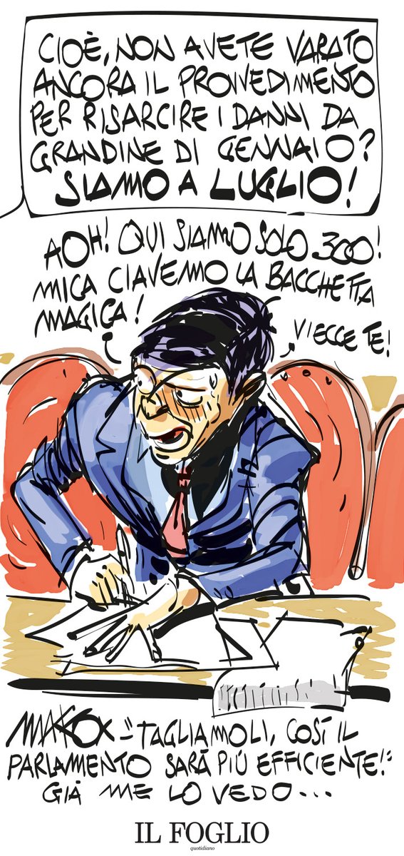 ilfoglio_it's tweet image. La vignetta di @makkox nel Foglio di oggi. 
Qui trovate tutte le altre ➡️bit.ly/2AU9syK
