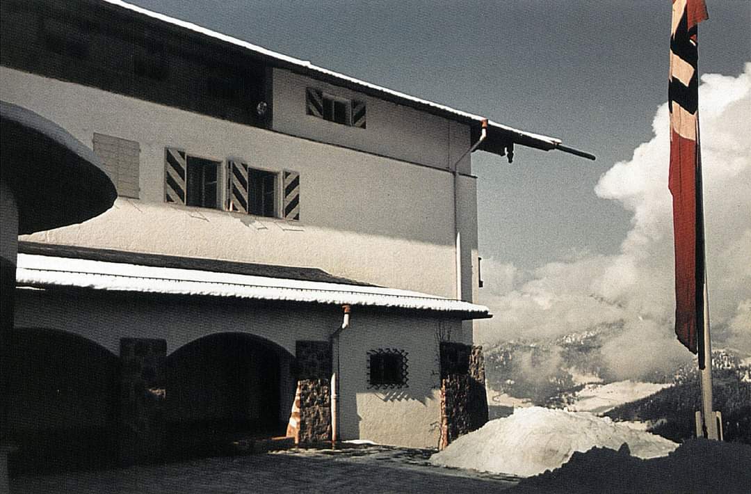 Thead: The Berghof, photographed by Walter Frentz & Hugo Jaeger. This was Hitler's residence in the Obersalzberg of the Bavarian Alps near Berchtesgaden, Germany. Bombed by the RAF in April 1945. Ruins eventually torn down by the Bavarian authorities in 1952. #History