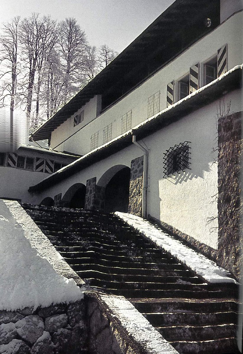 Thead: The Berghof, photographed by Walter Frentz & Hugo Jaeger. This was Hitler's residence in the Obersalzberg of the Bavarian Alps near Berchtesgaden, Germany. Bombed by the RAF in April 1945. Ruins eventually torn down by the Bavarian authorities in 1952. #History