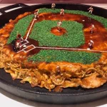 お好み焼きの上に野球場？!お好み野球場がすごすぎる!