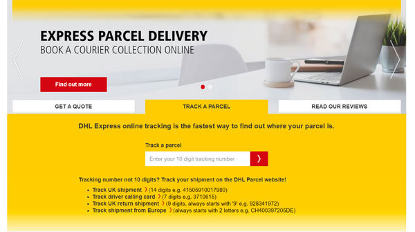 Your parcel track