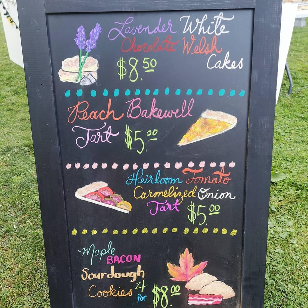 On sale now at Storybook Gardens as part of the Bakesale Showdown! Ingredients were donated, so all the money you spend goes to local charities. Hope to see you here for some delicious treats!