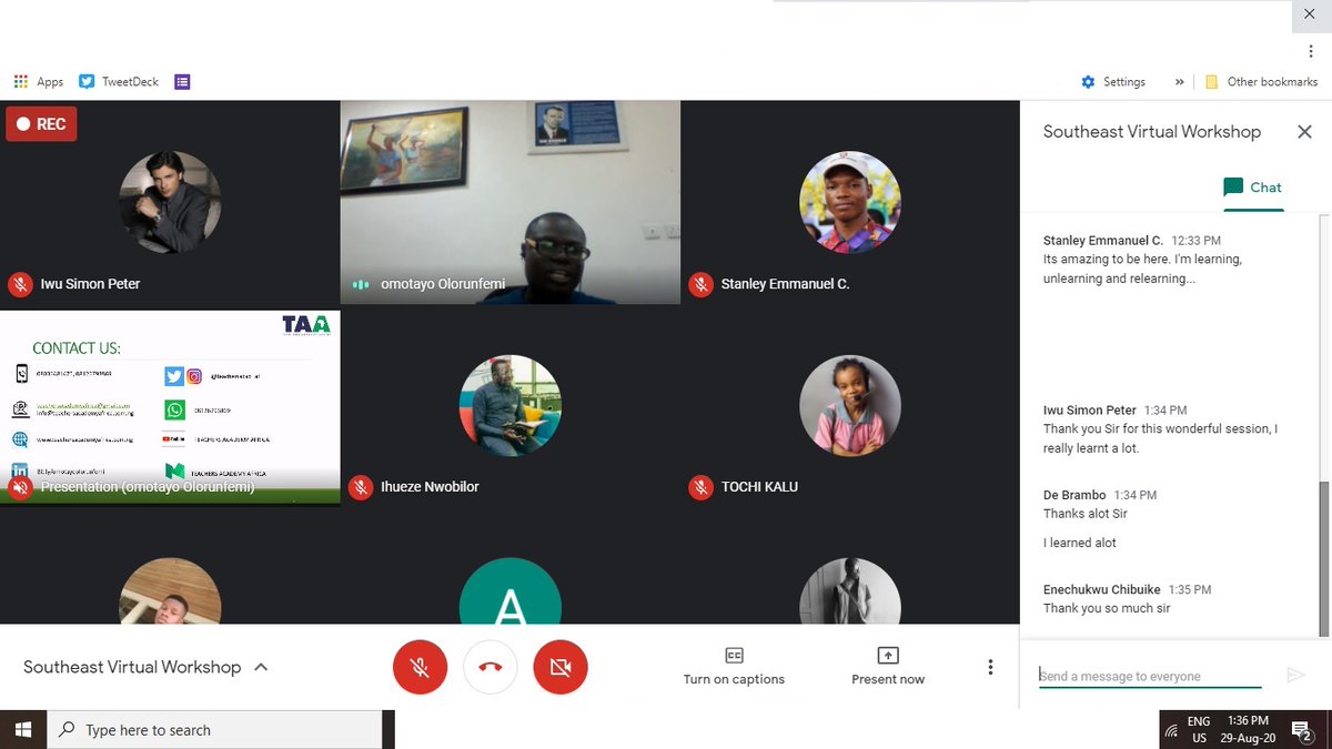odii_ww's tweet photo. #Internet connection was friendly with us throughout the #SoutheastVirtualWorkshop. Thanks to the participants for your sincere feedback. 

#AbaLIFE @ParadigmHQ @Abolajitosin @ihuezeoba @teachersacad_af https://t.co/Pliy4lqrGR