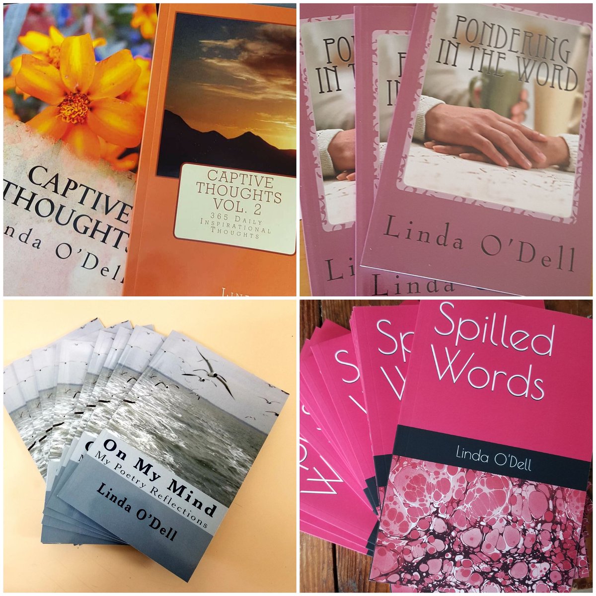 Letters4theLord's tweet photo. #WeekendWords if you need some new reads grab up these #books
https://t.co/gpCopYrAxr
#OriginalPoetry #CaptiveThoughts #BibleStudyOutlines #motivational #inspirational #encouragement #booksworthreading #booksforacause #GoodReadsAuthor #IndieAuthor #okiewriter #writerscommunity https://t.co/a5MynAvC2w