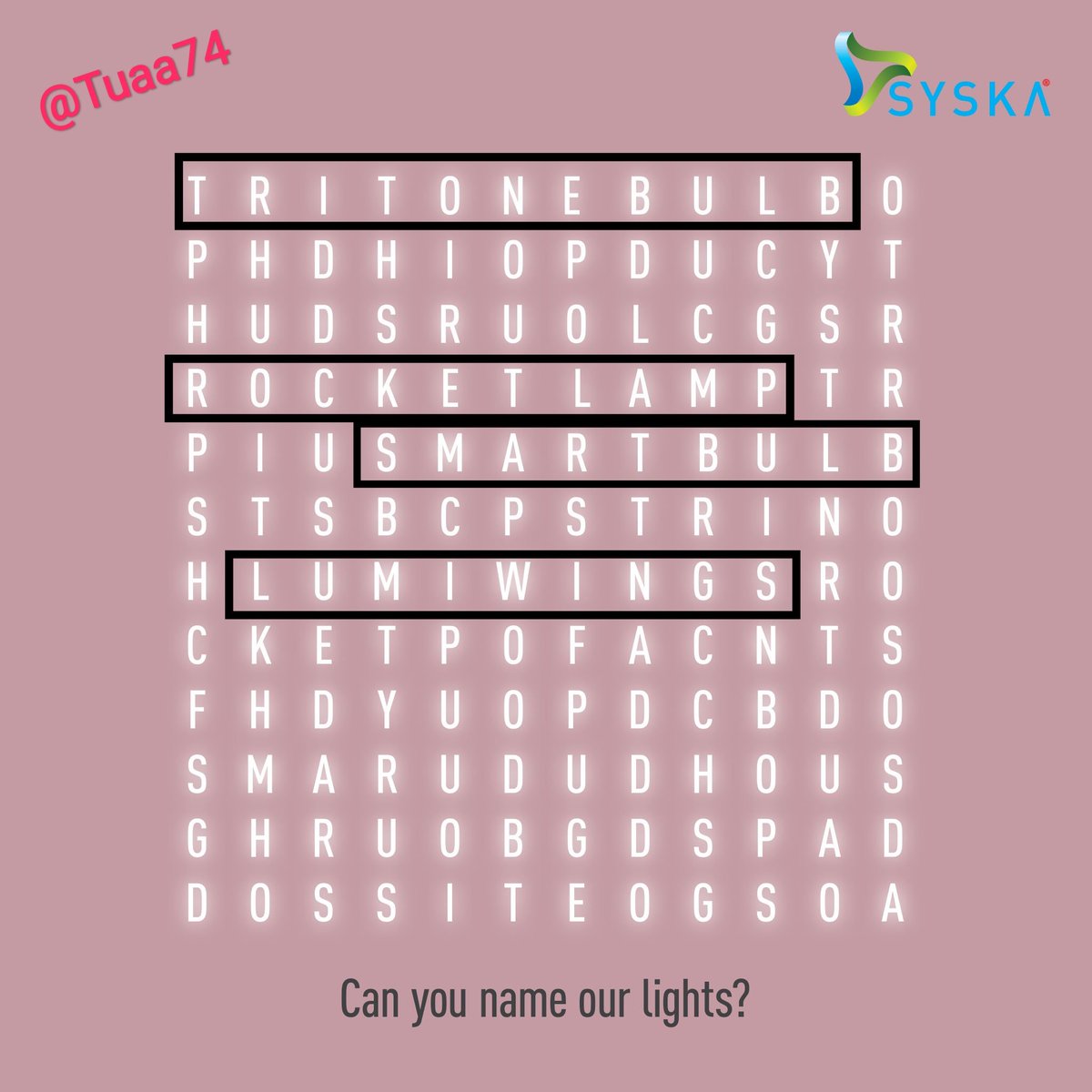 Tua1011's tweet photo. @Syska_LED 💡1. Lumi Wings

💡2. Rocket Lamp

💡3. Tritone Bulb

💡4. Smart Bulb 

#LightUnscrambled
#SyskaLED

       ▪ @Syska_LED ▪

Tagging ⤵
@SrinathAkula369
@emNishant
@ranchikuldeep https://t.co/KtbNkJpWHT
