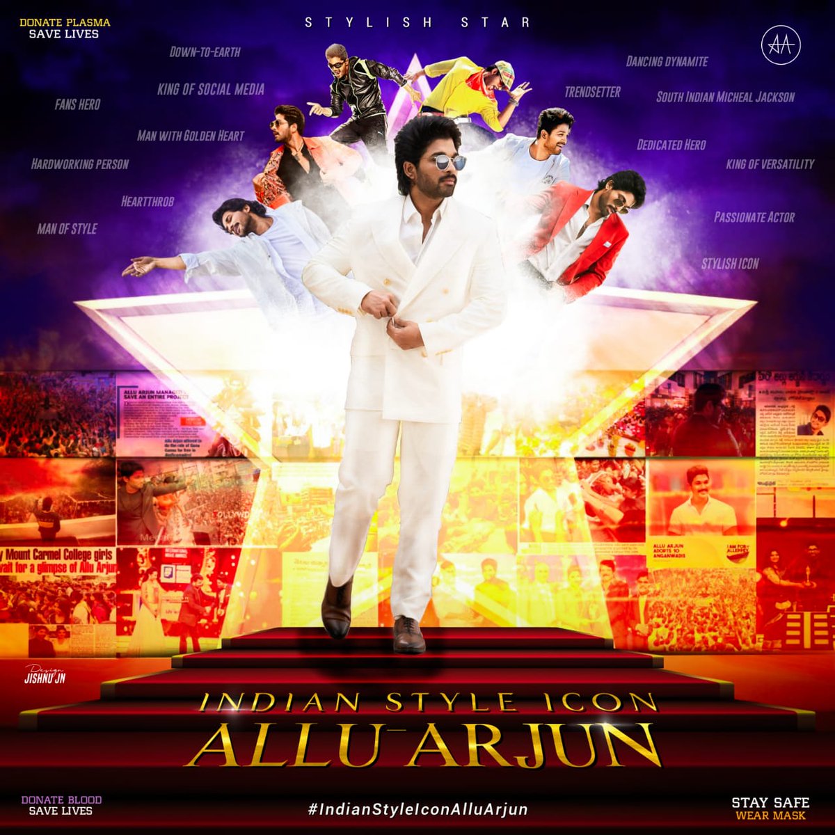 AlluArjunHCF's tweet photo. Here's CDP to Celebrate #IndianStyleIconAlluArjun 

Biggest Ever Unoccasional Trend  LOADING ....💥🤙

@alluarjun #Pushpa https://t.co/E0sZa9imKO