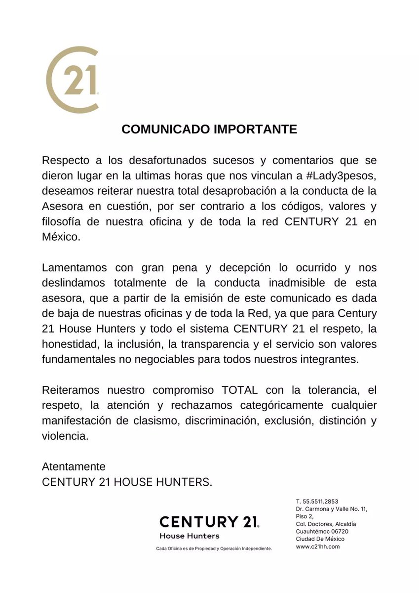 batmamuth's tweet photo. Después del comunicado de Century 21 creo que alguien conocerá el chicharrón en salsa verde https://t.co/SDRDbLsGTz
