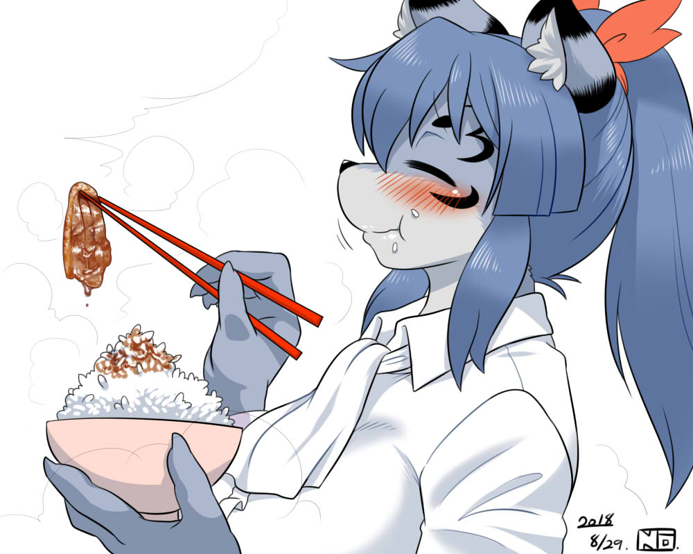 #焼肉の日
過去絵。いっぱい食べる君が好き❤️ 