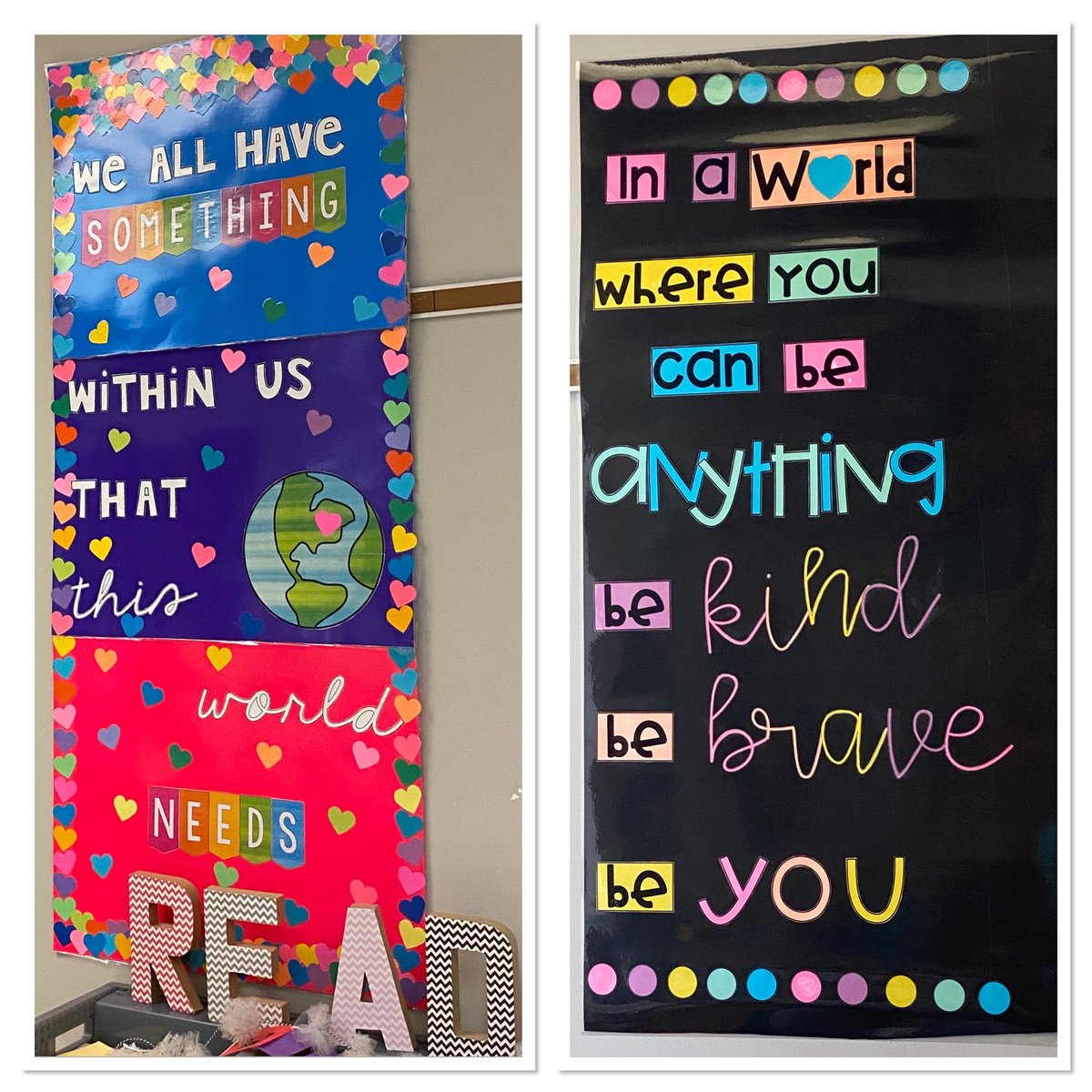 A little classroom inspiration ⁦<a href="/misscreighton/">Danielle Creighton</a>⁩ to get the students ready for Monday. Looking forward to an outstanding school year ⁦<a href="/SpringhouseMS/">Springhouse MS</a>⁩ learning and growing together! #ourbestsms #parklandpride