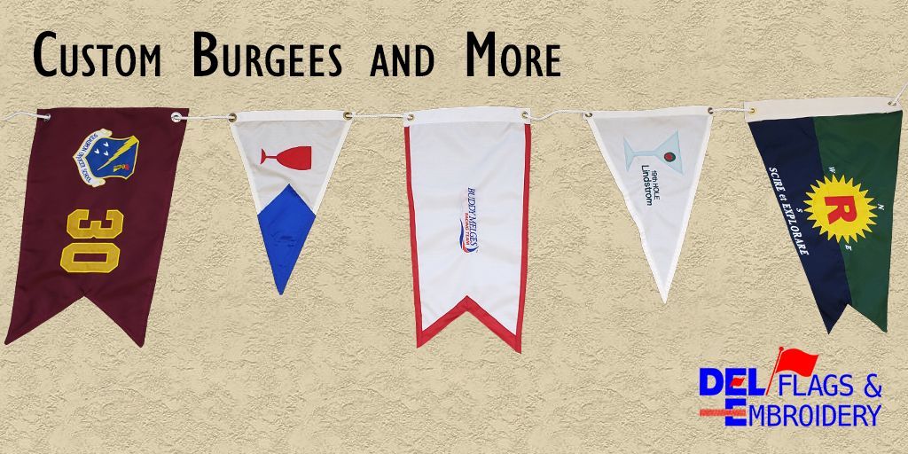 delflags's tweet image. Not too late to get your club or custom burgees buff.ly/32vCwcq #delflags #embroidery #burgees