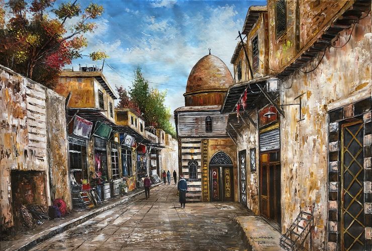 ARTWORKSProject's tweet photo. This amazing oil painting was done by Yaser M. and Mohamad T. #ArtOverDestruction #HopeInColor #Syria #syrianrefugees #UNHCR #art #artwork #syrianartist #syrianart #refugees #refugeeswelcome #refugeestories #refugeeart #artinservice #humanrights #fineart 

@Refugees https://t.co/WZ1BpO0CRa
