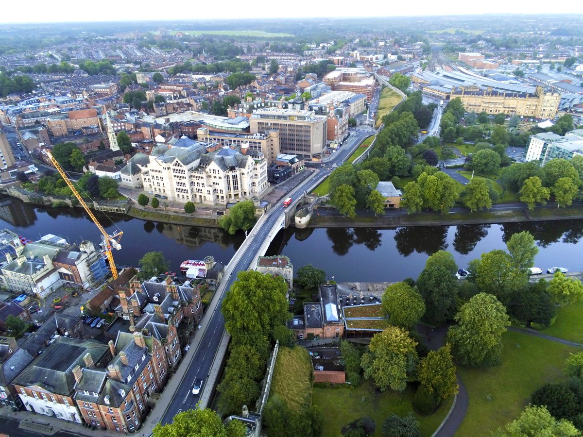 Follow the city walls along into the distance <a href="/yorkwalls/">York Walls</a>  <a href="/VisitYork/">✨ Visit York ✨</a>