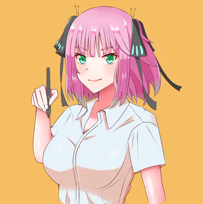 ItoさんがTwitterに投稿した中野二乃(五等分の花嫁)のイラスト。