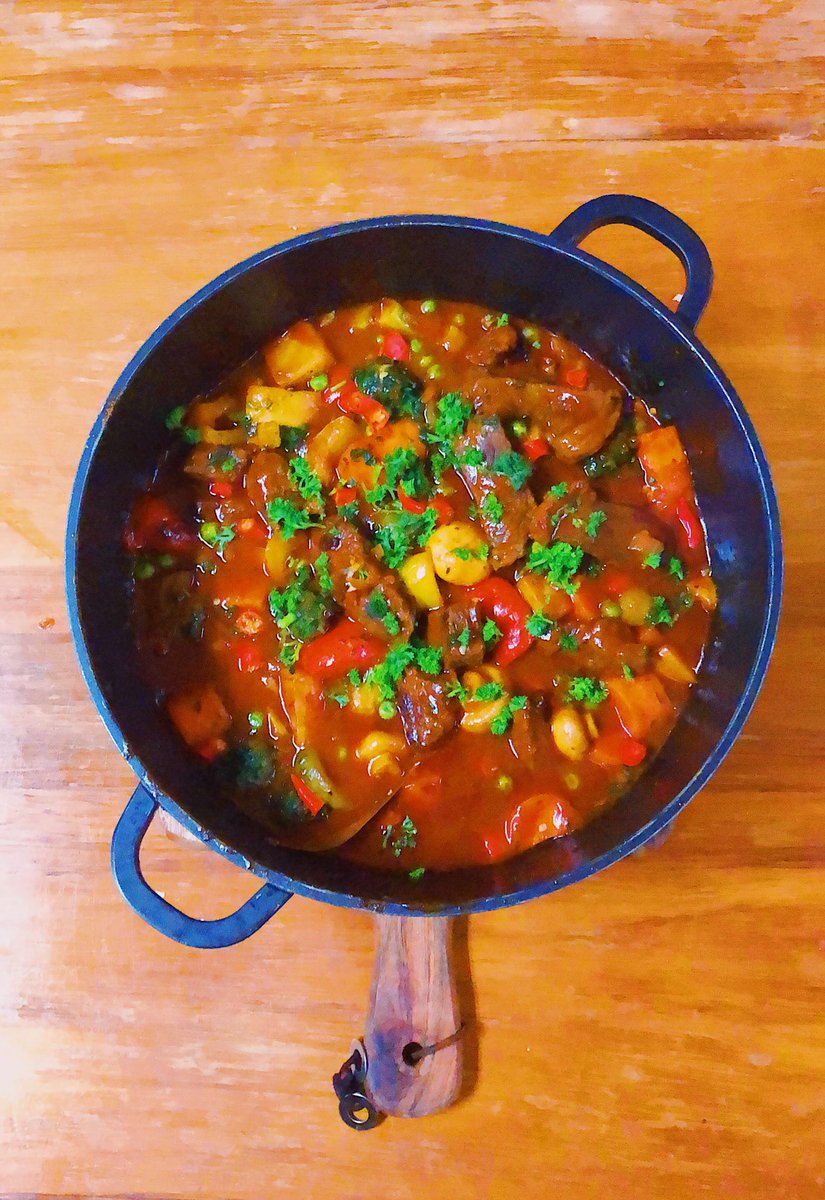 mapmakerdavid's tweet photo. Made beef casserole. I seared the beef first, then fried the spices, and made the stew. Mi caldereta. :) #makefoodnotmaps https://t.co/278hb9CHNN