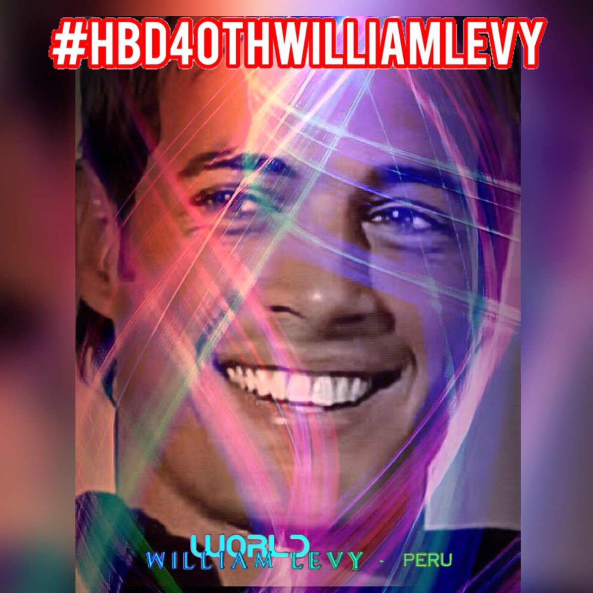 Feliz cumpleaños <a href="/willylevy29/">William Levy</a> quiero agradecerte también por los bonitos momentos que nos brindaste a todas tus fans en tus visitas a Perú   HBD40thWilliamLevy Siempre estarán en nuestros mejores recuerdos Gracias!
