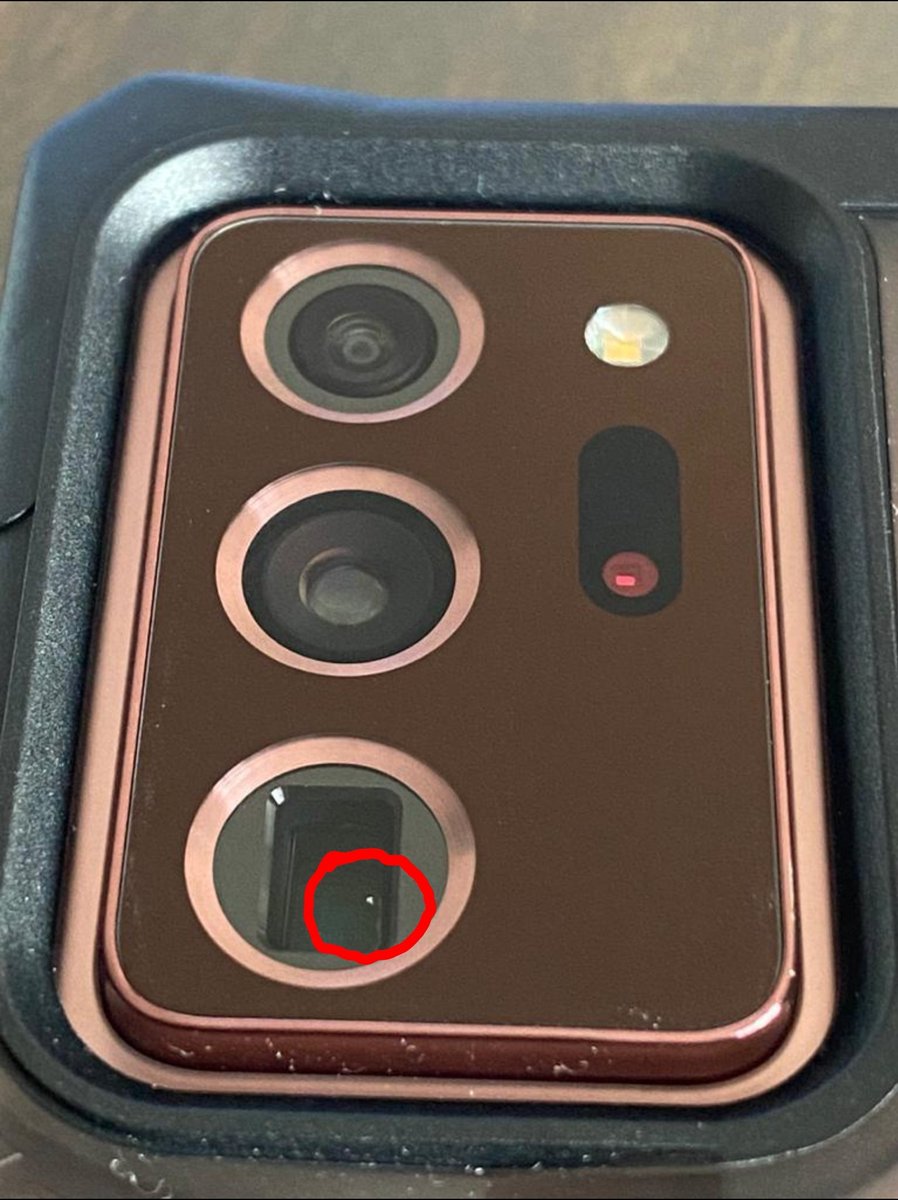 imranbqureshi's tweet image. Purchased the #SamsungNote20Ultra but shocked 2 see defects inside the rear camera lense! Spotted Visible Dust particles inside. Can’t believe #Samsung is shipping defective pieces of their new #Note20Ultra5G.
@SamsungIndia kindly note down my ref no- 3100831955 &amp;amp;get it replaced.
