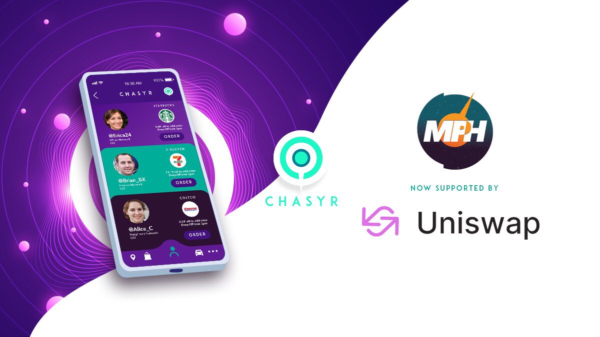Very thankful to have our token $MPH traded on <a href="/UniswapProtocol/">Previous Uniswap Username Use @Uniswap</a> , especially after seeing Uniswaps 82% rise in volume these last 24hrs. Wow!