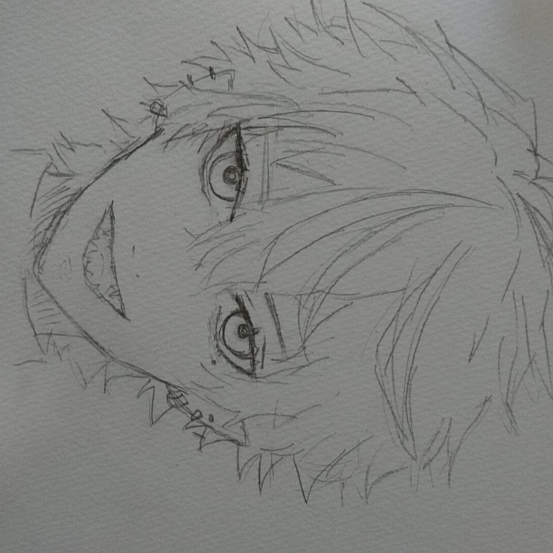 Tenor にじさんじ の 葛葉 描いてみた 次はツイステのカリム描く にじさんじ 葛葉 イラスト ツイステ カリム アルアジーム