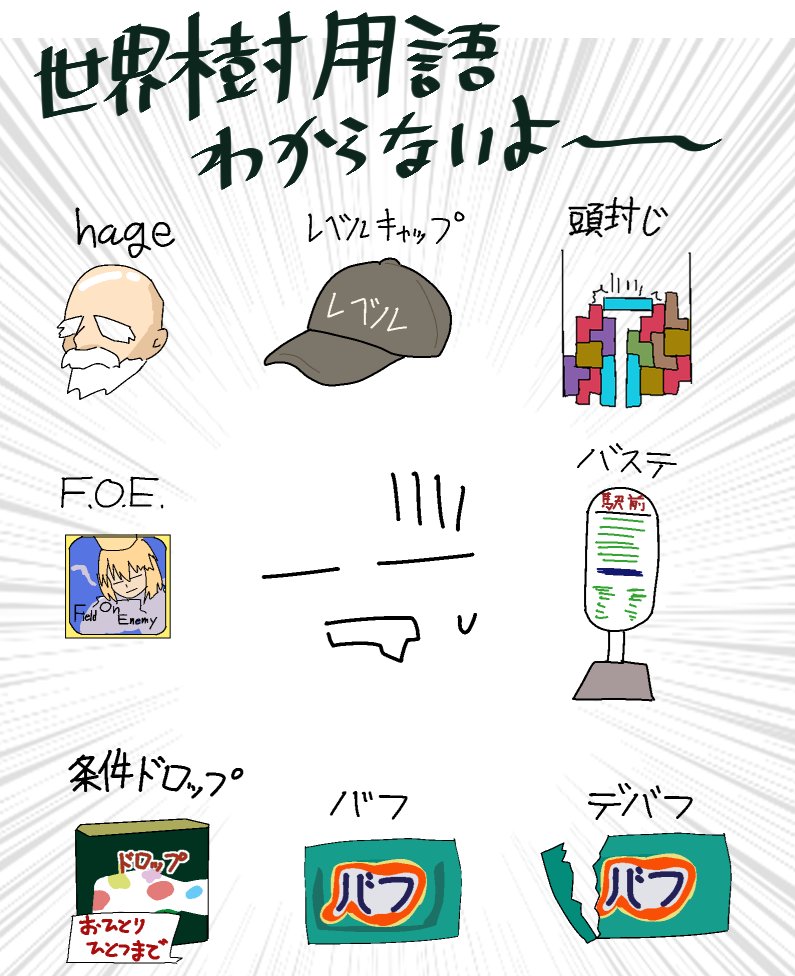 To Ru氏 世界樹用語わからないよー パロディネタ