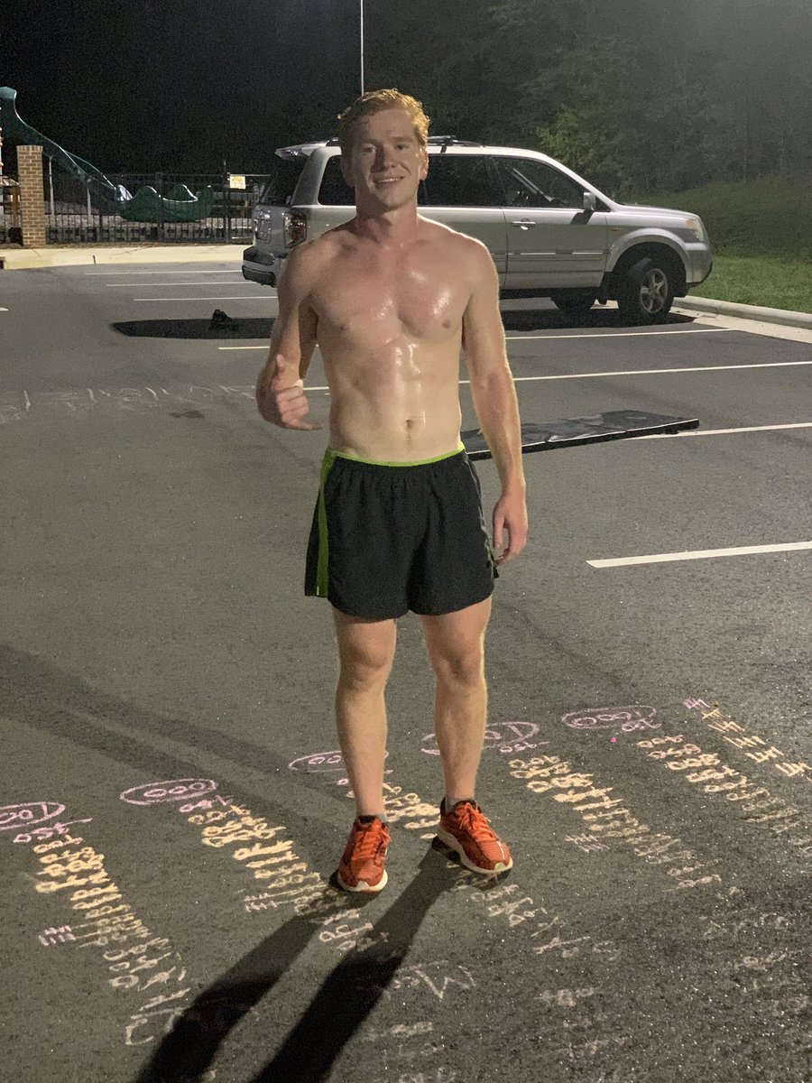 AyeYessir's tweet photo. @F3WinstonSalem Former FNG @andrewcecil_ #HoldMyBeer finished the #5000RepChallenge at 0551 (he took a break to run 5 miles with the half marathoners)!! https://t.co/OqGxMrPydA