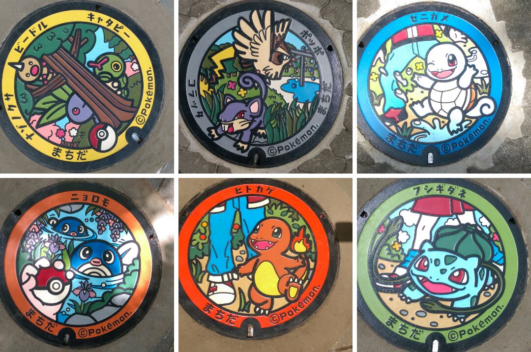 黒鹿毛 ポケモンマンホール ポケふた 東京都町田市 芹ヶ谷公園 町田は ポケモン生みの親 田尻智さん ゲームフリーク社長 が少年時代に過ごした町 田尻少年が昆虫採集で夢中になっていた頃の様な最初のpokemonがたくさん Pokemon ポケモン