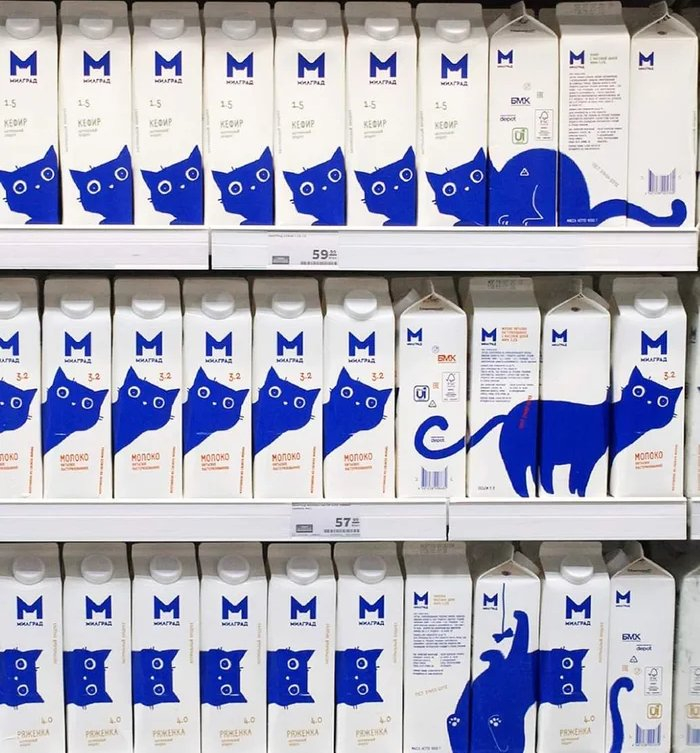 日本の人たちがロシアの 猫デザインの乳製品 に大興奮していることが地元の人々に伝わる 酪農王国だよね Togetter