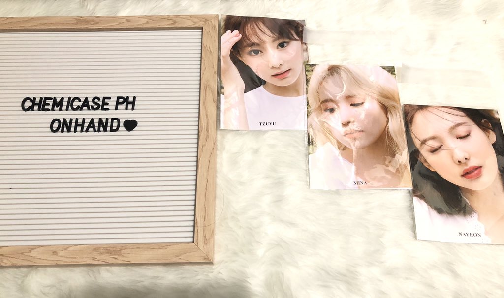 ChemiCasePH's tweet photo. [WTS/LFB] PH #ChCPHOnhand

TWICE - More &amp; More Mini Album
✨ 1 pc B ver / 2 pcs C ver
✨ With POBs
✨ Optional: Postcard from Hottracks (+170) - Tzuyu, Mina, Nayeon
💸 830 PHP + LSF

Order here: https://t.co/L2Yh2NVpwh https://t.co/5BDe7KzVfc